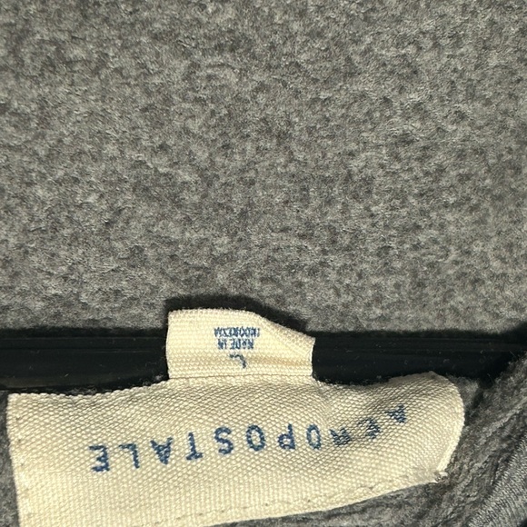 Aeropostale Gray Hoodie with Surprise Graphic - Picture 3 of 3